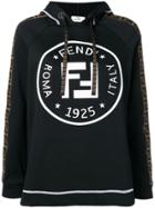 Fendi Logo Hoodie - Black