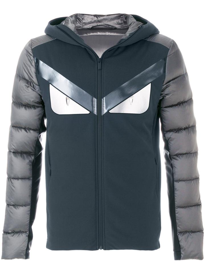 Fendi Bugs Padded Panel Jacket - Grey