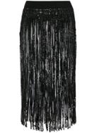 Twin-set Sequin Fringed Belt - Metallic