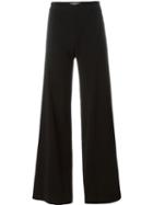 Christopher Kane Wide Leg Trousers, Women's, Size: 8, Black, Viscose/spandex/elastane