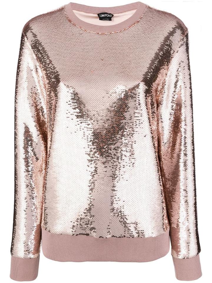 Tom Ford Sequinned Sweater - Neutrals