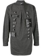 Takahiromiyashita The Soloist Deconstructed Patch Logo Shirt - Black