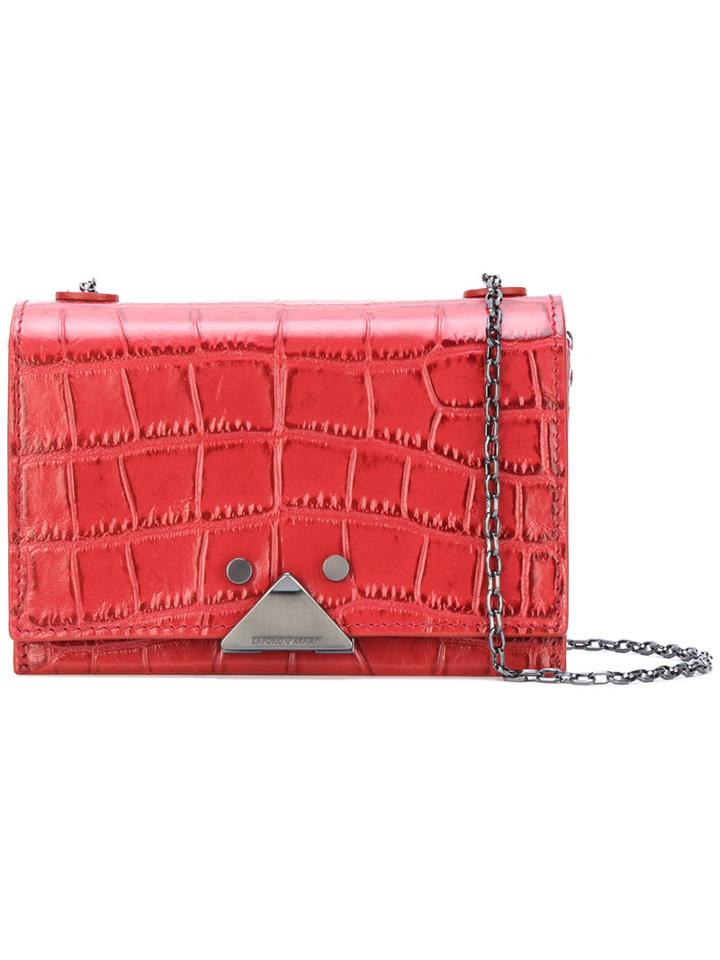 Emporio Armani - Mini Shoulder Bag - Women - Leather - One Size, Red, Leather