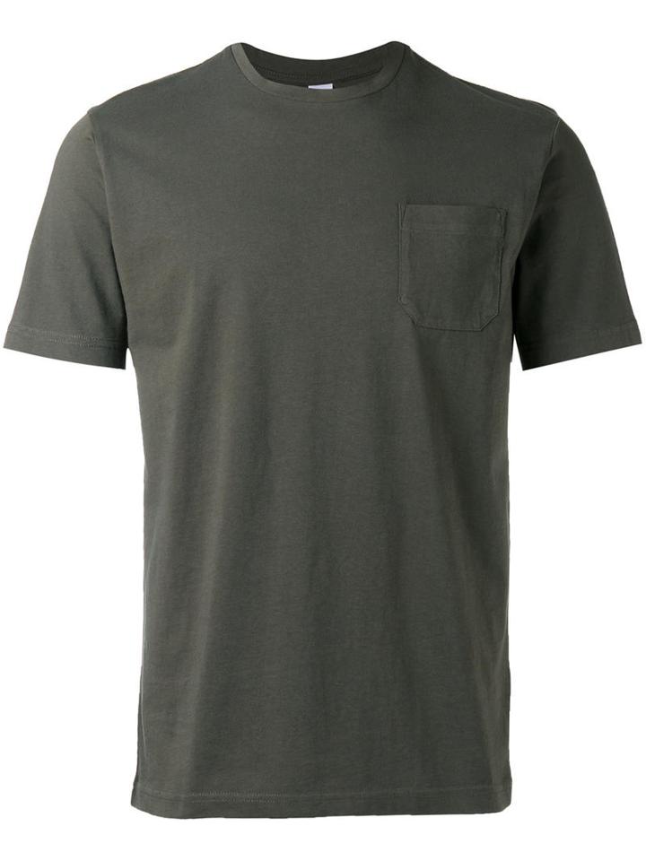 Aspesi Patch Pocket T-shirt, Men's, Size: Xl, Green, Cotton