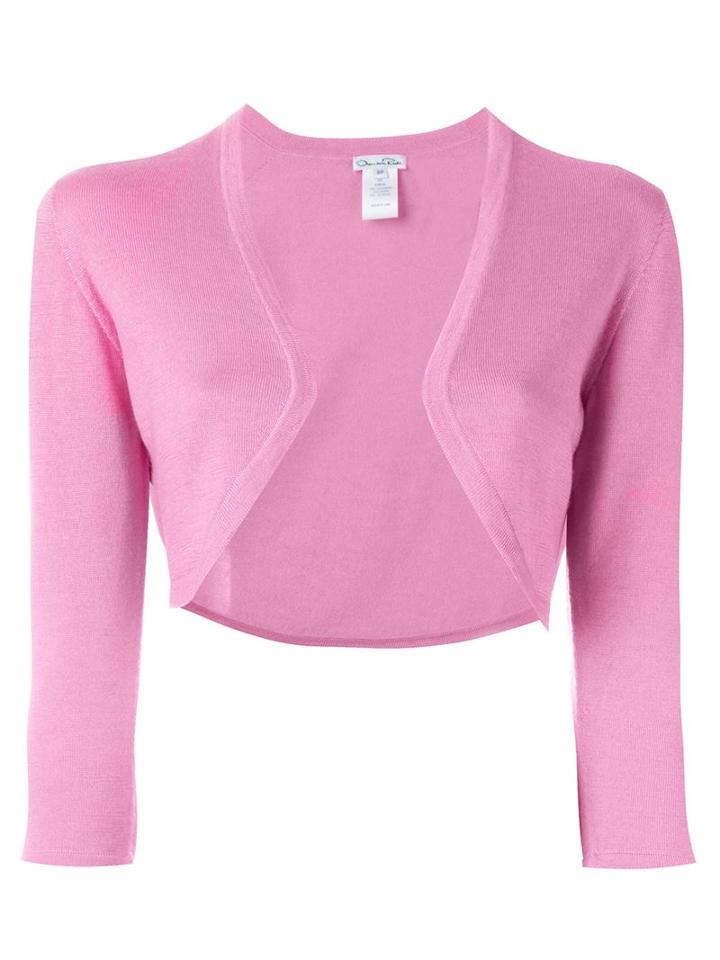 Oscar De La Renta Three-quarter Sleeve Bolero