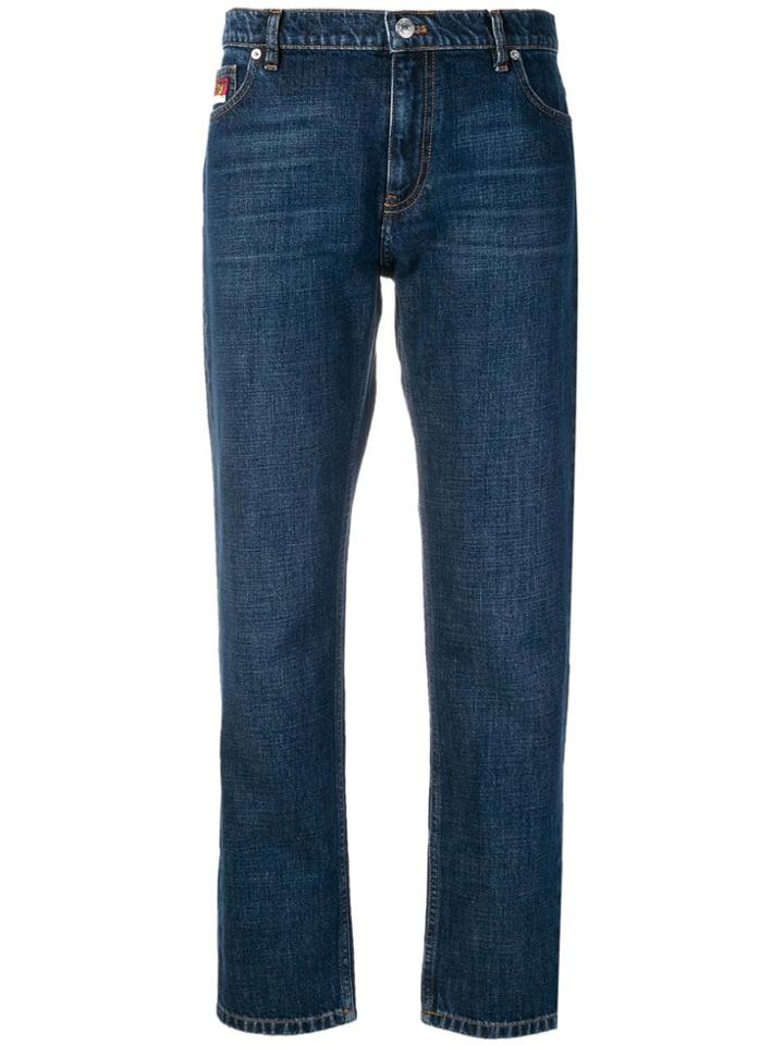 Kenzo Straight Leg Mom Jeans - Blue