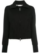 Moncler Poli Stretch Zipped Cardigan - Black