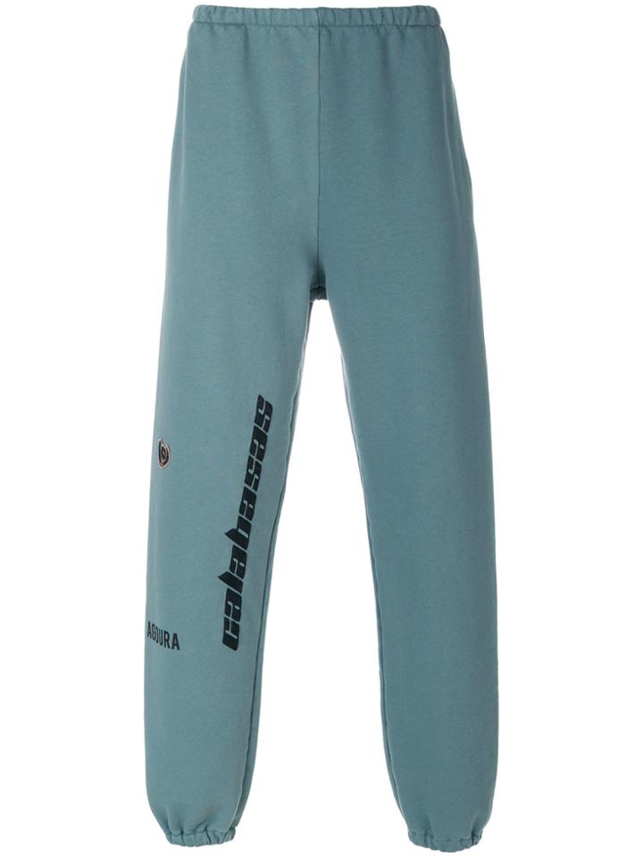 Yeezy Calabasas Print Track Pants - Blue