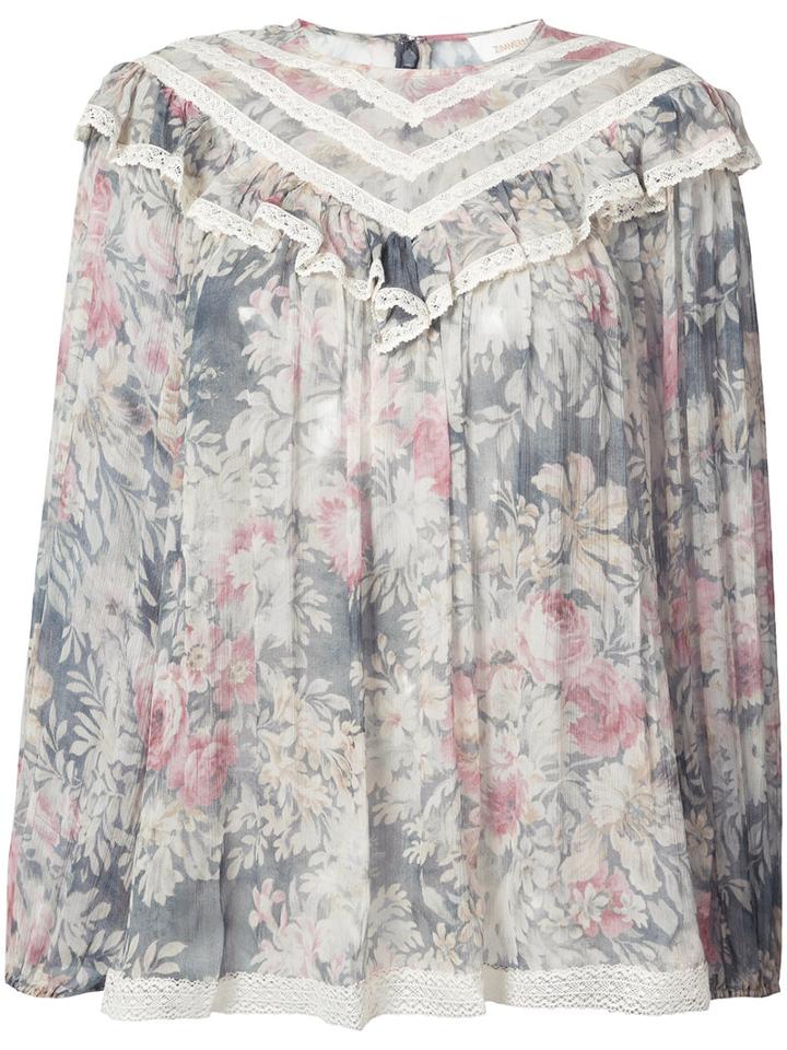 Zimmermann - Floral Print Blouse - Women - Silk - 3, Silk