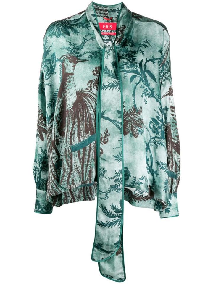 F.r.s For Restless Sleepers Alethia Printed Blouse - Green