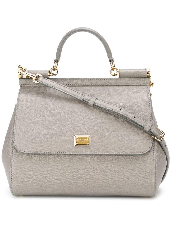Dolce & Gabbana 'sicily' Tote, Women's, Grey