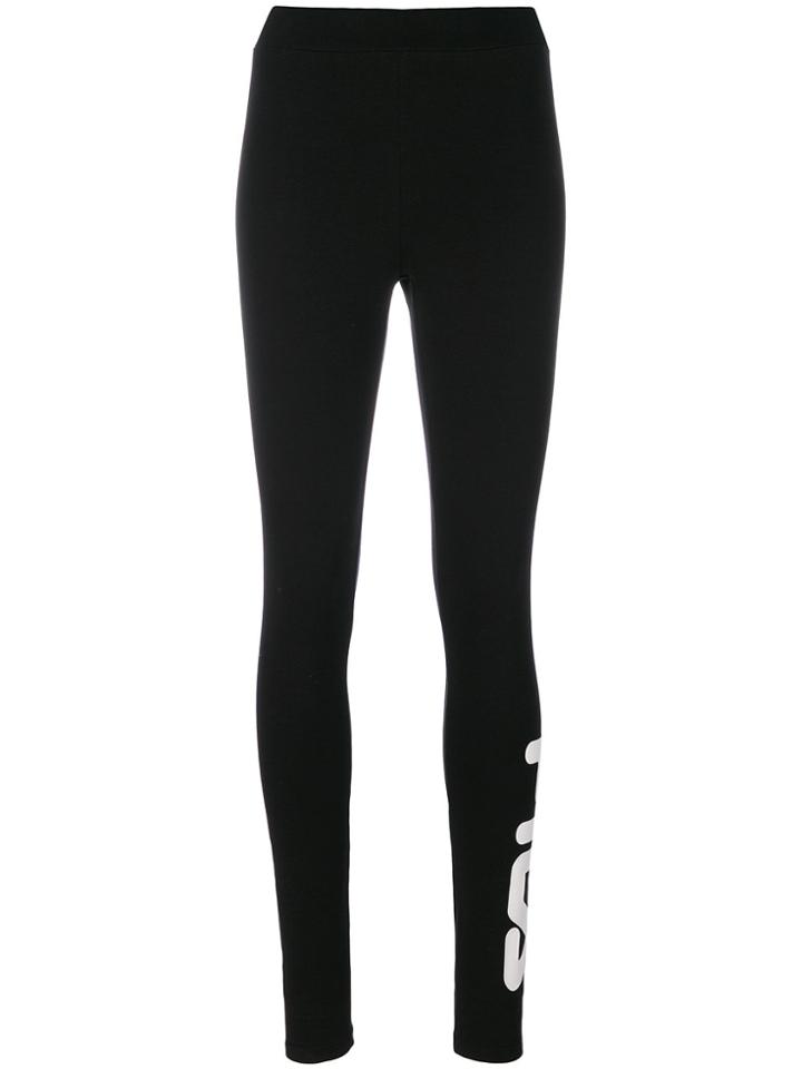 Fila Logo Fitted Leggings - Black