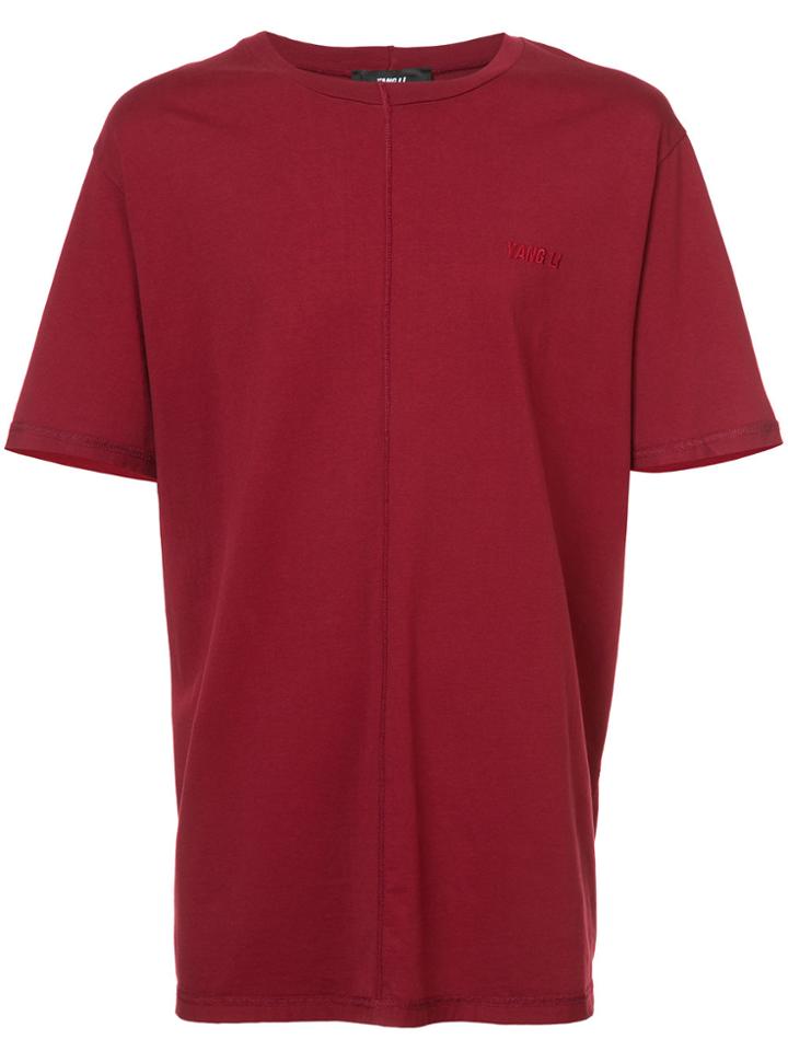 Yang Li Embroidered Logo T-shirt