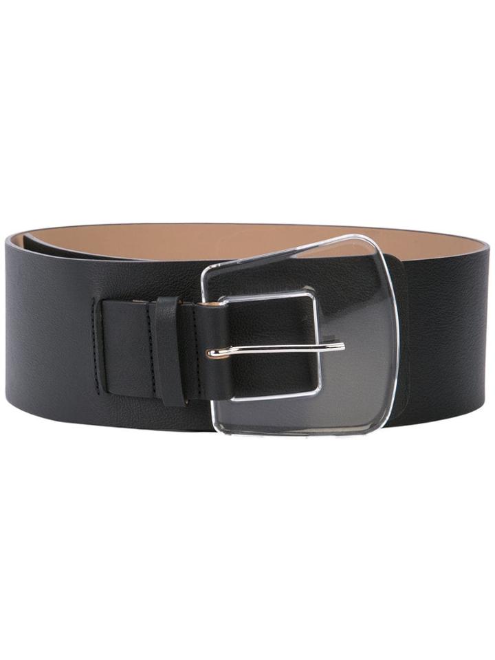 B-low The Belt Clear Buckle Belt - Black