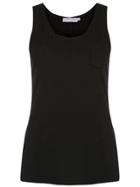 Mara Mac Tank With Front Pocket - Black