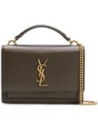 Saint Laurent Cassandra Chain Bag - Brown