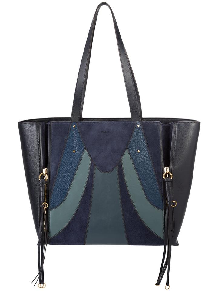 Chloé - Milo Tote Bag - Women - Leather - One Size, Blue, Leather
