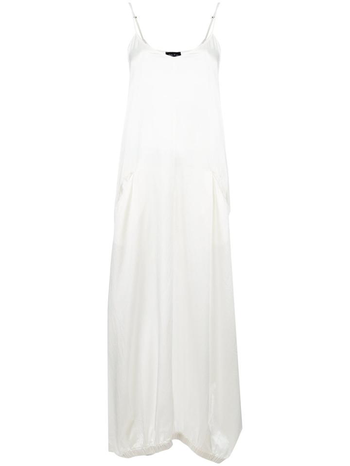 Andrea Ya'aqov Long Draped Cami Dress - White