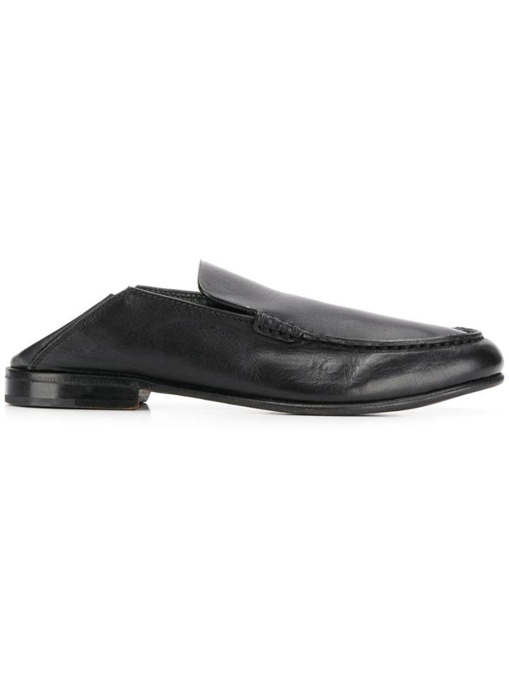 Ermenegildo Zegna Step-back Loafers - Black