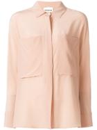 Semicouture Patch Pocket Shirt - Nude & Neutrals