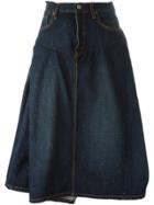 Junya Watanabe Full Denim Skirt - Blue