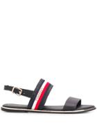 Tommy Hilfiger Stripe Detail Sandals - Blue