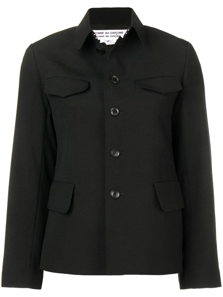 Comme Des Garçons Comme Des Garçons Plain Jacket - Black