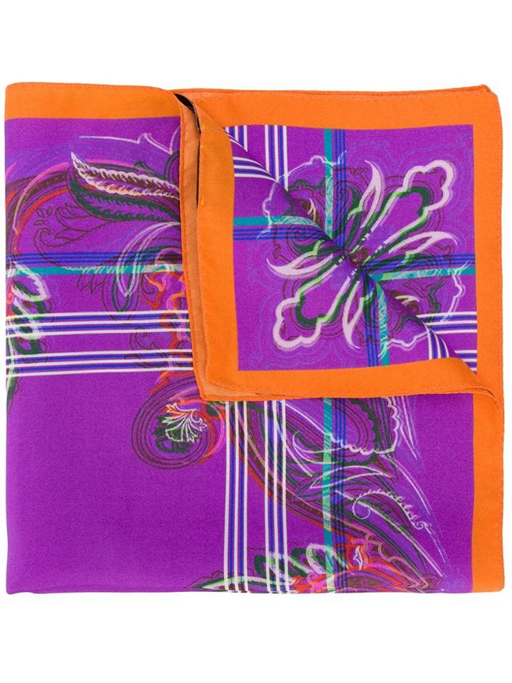 Etro All-over Print Scarf - Pink