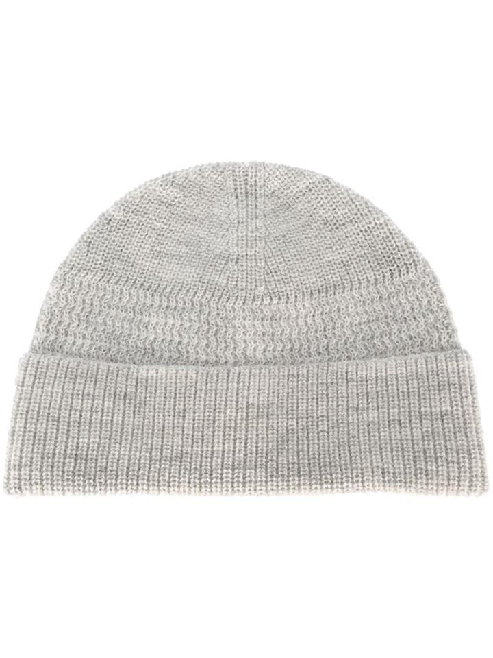 Lanvin Ribbed Knit Beanie