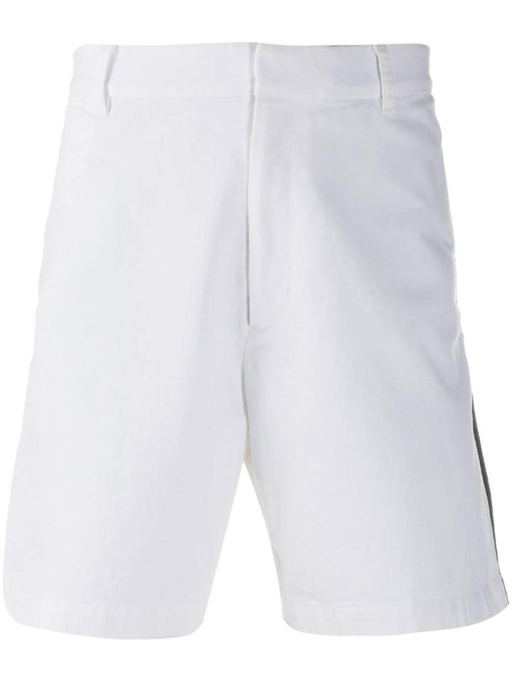 Rowing Blazers Side-stripe Tailored Shorts - White