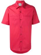 Vivienne Westwood - Rattle Shortsleeved Shirt - Men - Cotton - 48, Pink/purple, Cotton