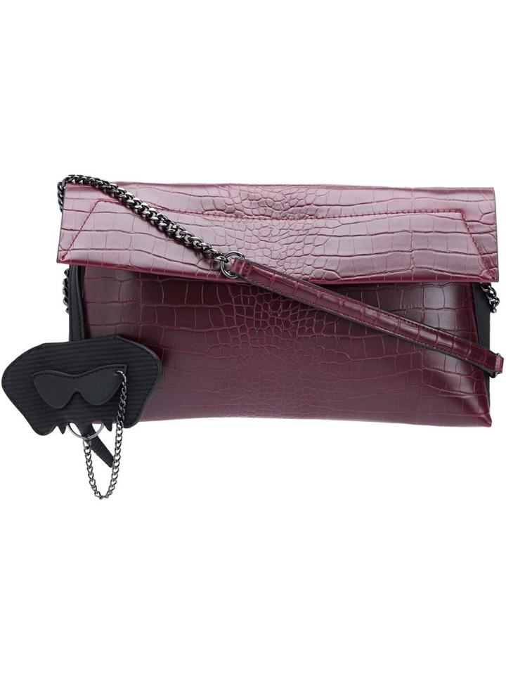 Christian Siriano 'karima' Clutch, Women's, Pink/purple
