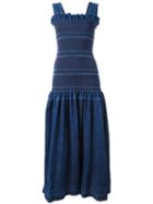Stella Mccartney Denim Drop Waist Dress, Women's, Size: 38, Blue, Cotton/spandex/elastane/polyester/polyamide