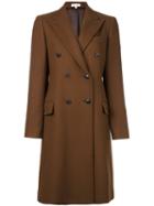 Boglioli Double Breasted Coat, Women's, Size: 44, Brown, Polyamide/acetate/cupro/wool
