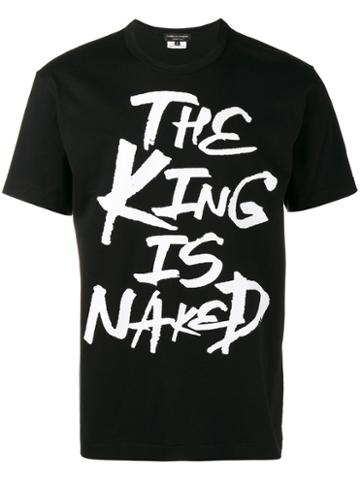 Comme Des Garçons Homme Plus - The King Is Naked T-shirt - Men - Cotton - S, Black, Cotton