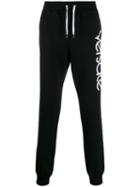 Versace 90s Vintage Logo Track Pants - Black