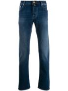 Jacob Cohen Handkerchief Slim Fit Jeans - Blue