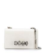 Alexander Mcqueen Four Ring Cross-body Bag - White