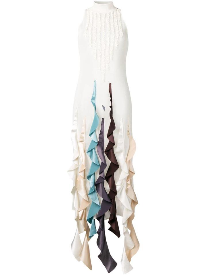 Ssheena Ruffled Dress - Neutrals