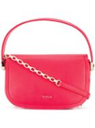 Furla Flap Closure Shoulder Bag, Women's, Red