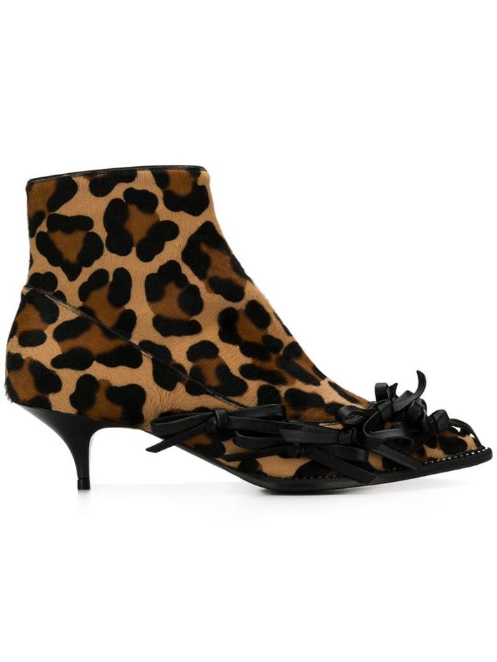 Nº21 Leopard Booties - Neutrals