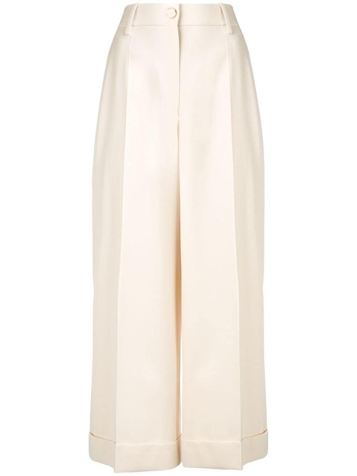 Valentino Tailored Culottes - White