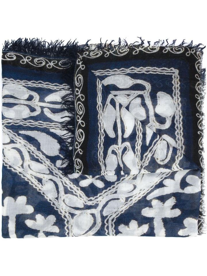 Figue 'suzani' Scarf, Women's, Blue, Silk/modal
