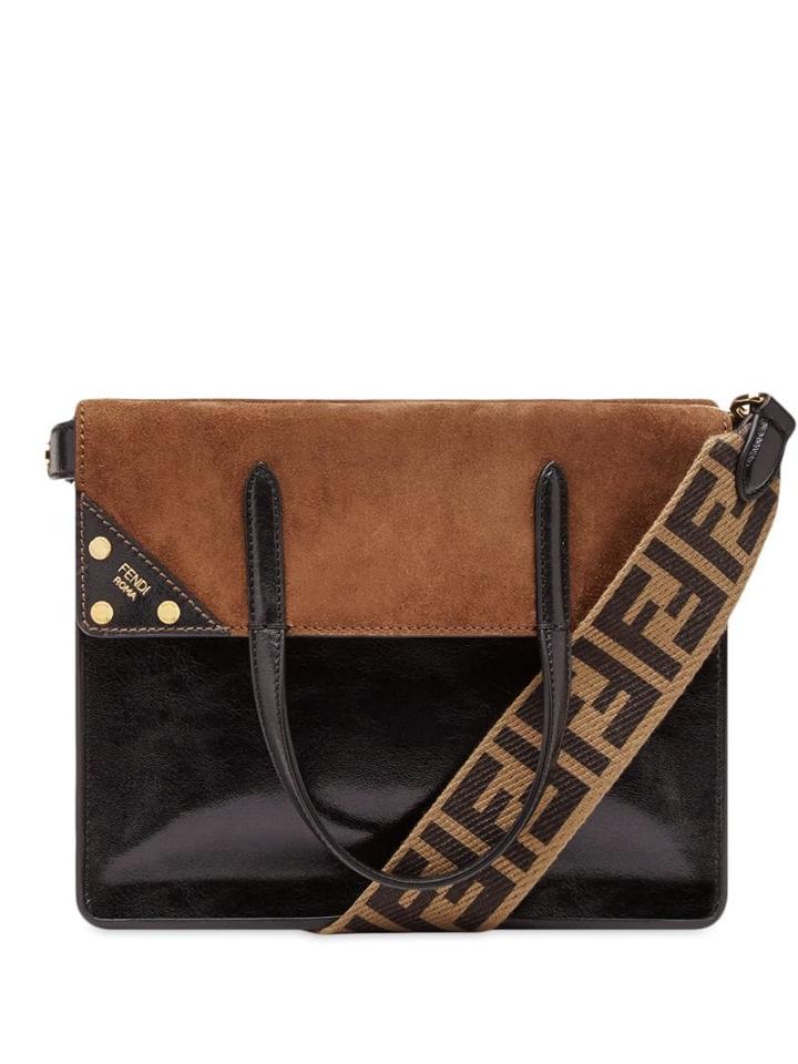 Fendi Fendi Flip Shoulder Bag - Black