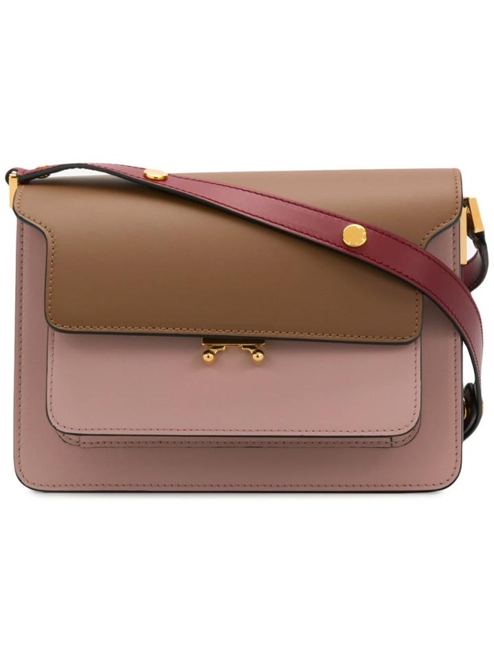 Marni Medium Trunk Shoulder Bag - Pink