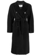 Max Mara Belted Coat - Black