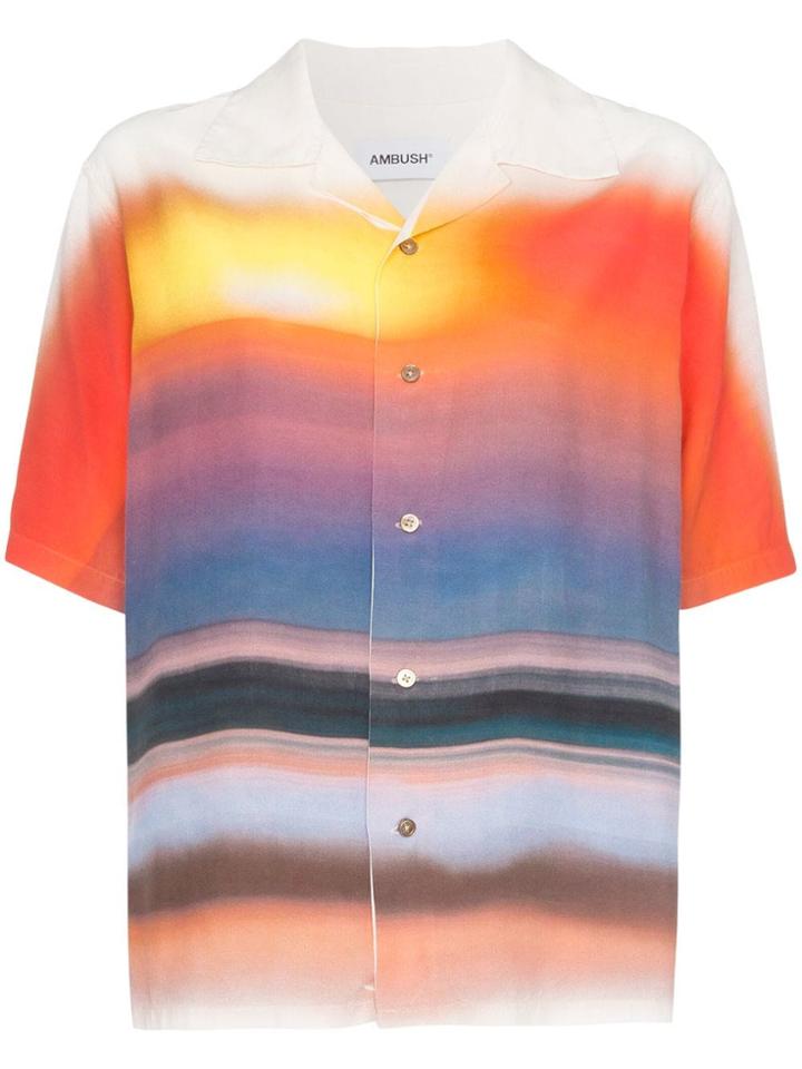 Ambush Hawaiian Tie-dye Shirt - Orange