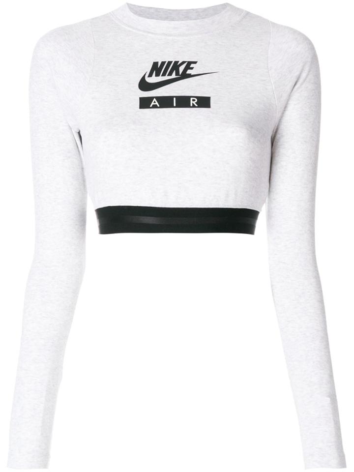Nike Air Cropped Top - Grey