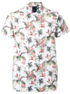 Biro 'aloha' Shirt, Men's, Size: Small, White, Cotton