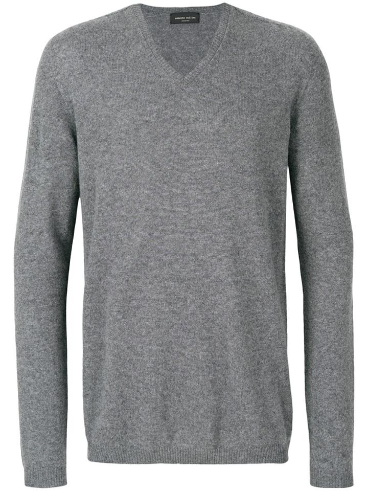Roberto Collina Cashmere Jumper - Grey